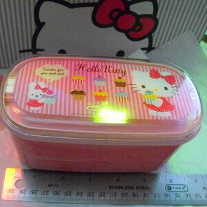 Bento Lunch Box Hello Kitty with Chopsticks